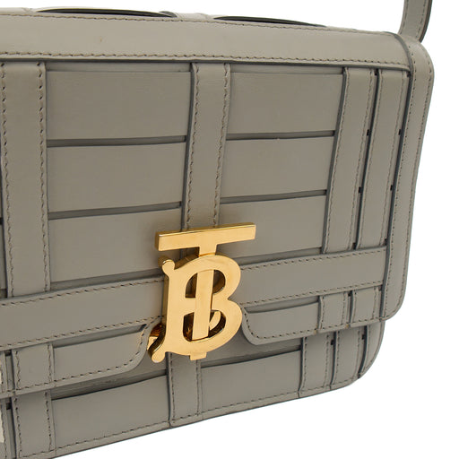 Picture of Burberry Cross Body TB - Mini in Grey, Leather