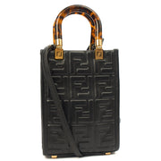 Picture of Fendi Mini Bag Sunshine - Mini in Black, Leather
