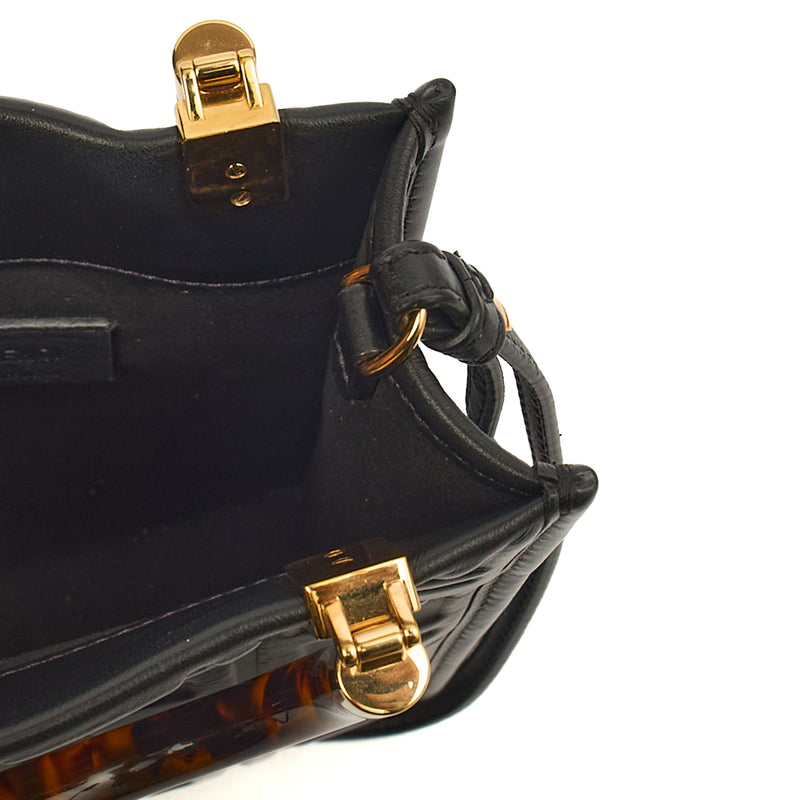 Picture of Fendi Mini Bag Sunshine - Mini in Black, Leather