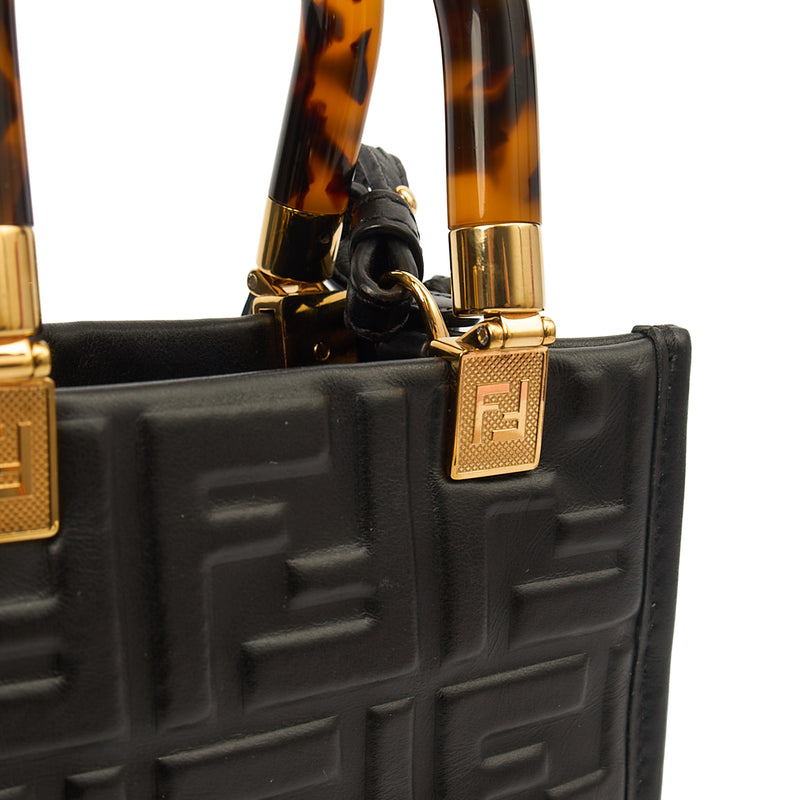 Picture of Fendi Mini Bag Sunshine - Mini in Black, Leather