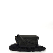 Picture of Loewe Cross Body Gate - Mini in Black, Leather