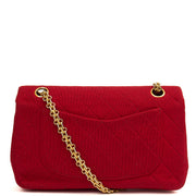 Picture of Chanel Shoulder Bag Classic Double Flap - Medium in Red, Fabric
