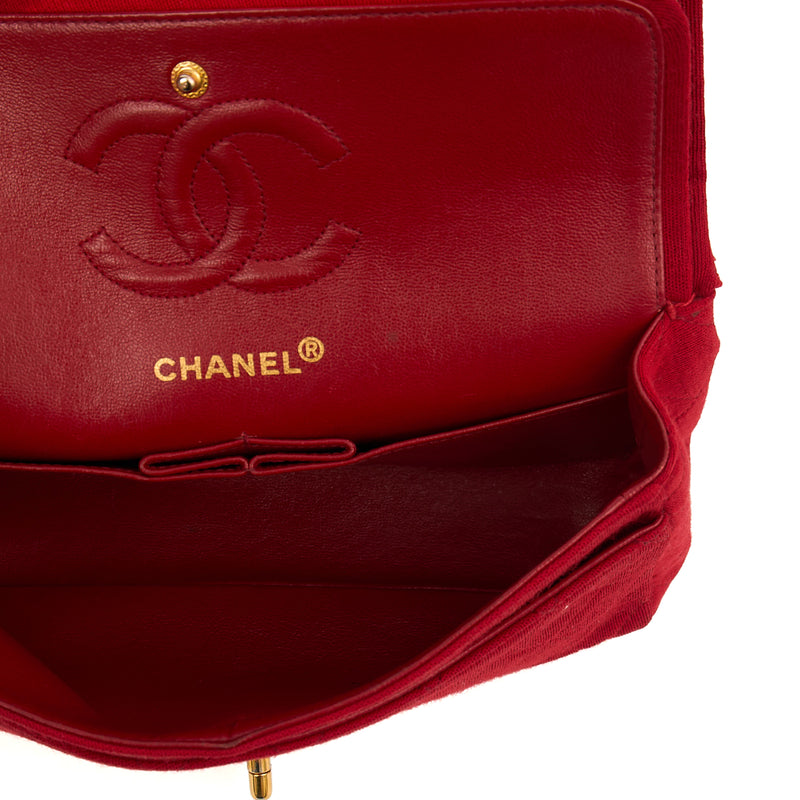 Picture of Chanel Shoulder Bag Classic Double Flap - Medium in Red, Fabric