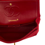 Picture of Chanel Shoulder Bag Classic Double Flap - Medium in Red, Fabric