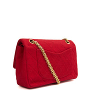 Picture of Chanel Shoulder Bag Classic Double Flap - Medium in Red, Fabric