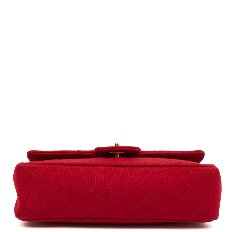 Picture of Chanel Shoulder Bag Classic Double Flap - Medium in Red, Fabric