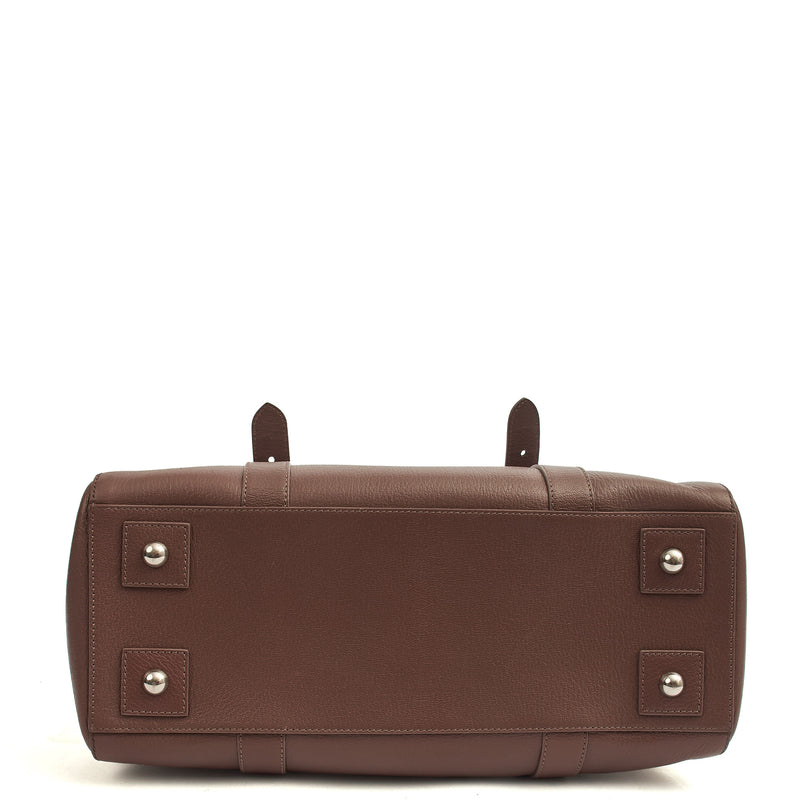 Picture of Mulberry Tote Bayswater Double Zip Tote in Putty, Leather