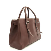 Picture of Mulberry Tote Bayswater Double Zip Tote in Putty, Leather