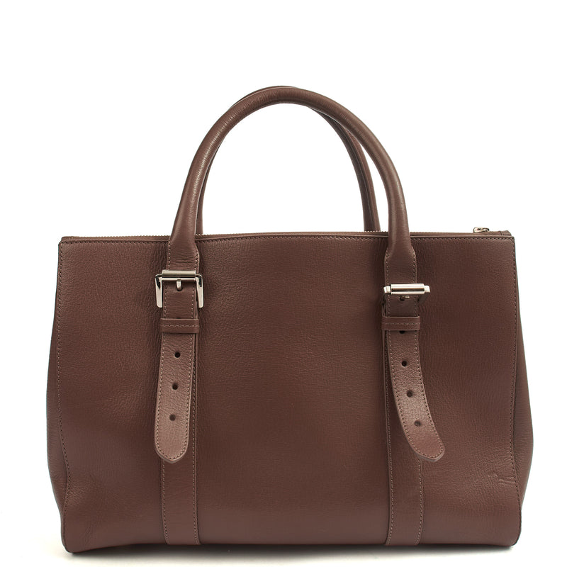 Picture of Mulberry Tote Bayswater Double Zip Tote in Putty, Leather