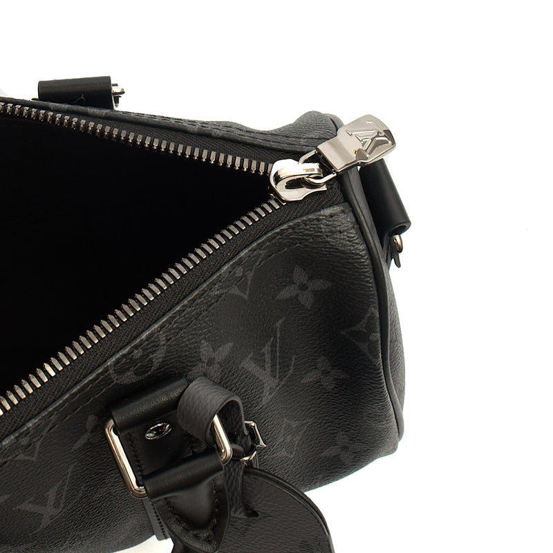 Picture of Louis Vuitton Cross Body Keepall 25 Bandouliere in Monogram Eclipse, Canvas