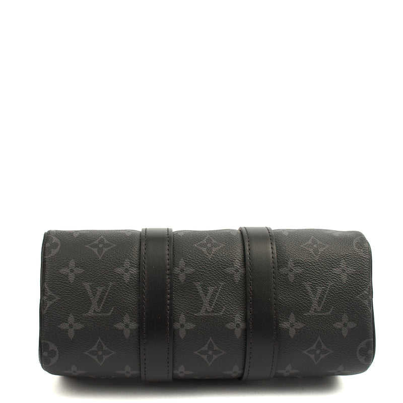 Picture of Louis Vuitton Cross Body Keepall 25 Bandouliere in Monogram Eclipse, Canvas