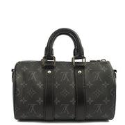 Picture of Louis Vuitton Cross Body Keepall 25 Bandouliere in Monogram Eclipse, Canvas