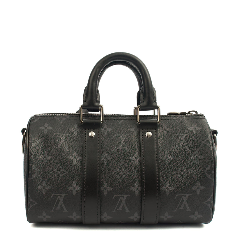 Picture of Louis Vuitton Cross Body Keepall 25 Bandouliere in Monogram Eclipse, Canvas
