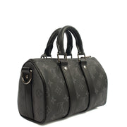 Picture of Louis Vuitton Cross Body Keepall 25 Bandouliere in Monogram Eclipse, Canvas