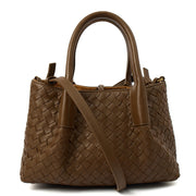 Picture of Bottega Veneta Tote Shoulder Bag in Brown, Intrecciato Nappa