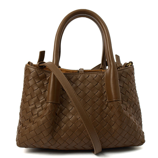 Picture of Bottega Veneta Tote Shoulder Bag in Brown, Intrecciato Nappa