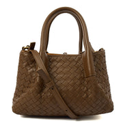 Picture of Bottega Veneta Tote Shoulder Bag in Brown, Intrecciato Nappa