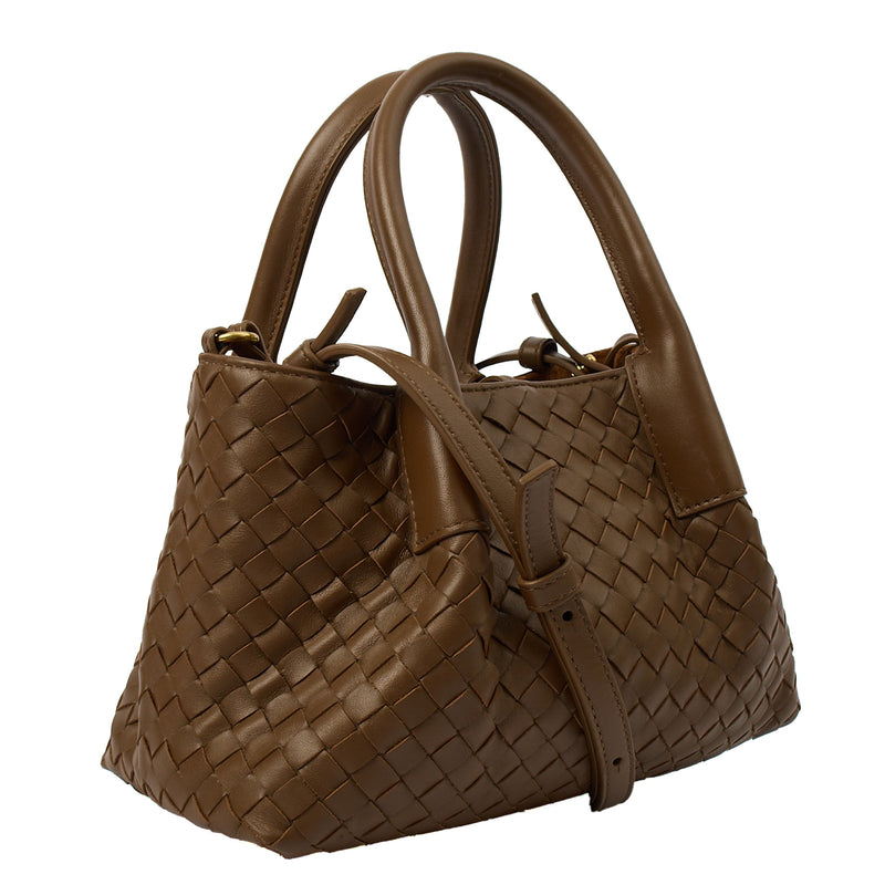 Picture of Bottega Veneta Tote Shoulder Bag in Brown, Intrecciato Nappa