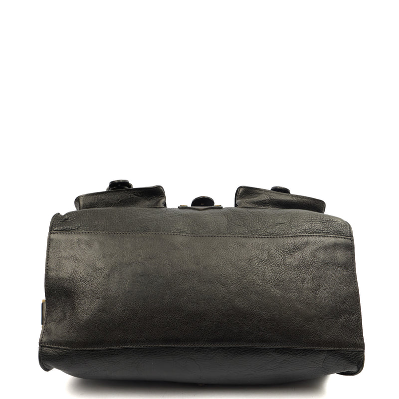 Picture of Mulberry Tote Roxanne in Black, Leather