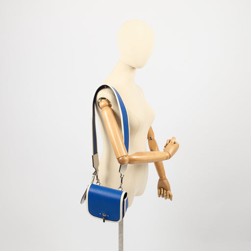 Picture of Mulberry Cross Body Darley Satchel - Small in Blue, Calfskin Leather