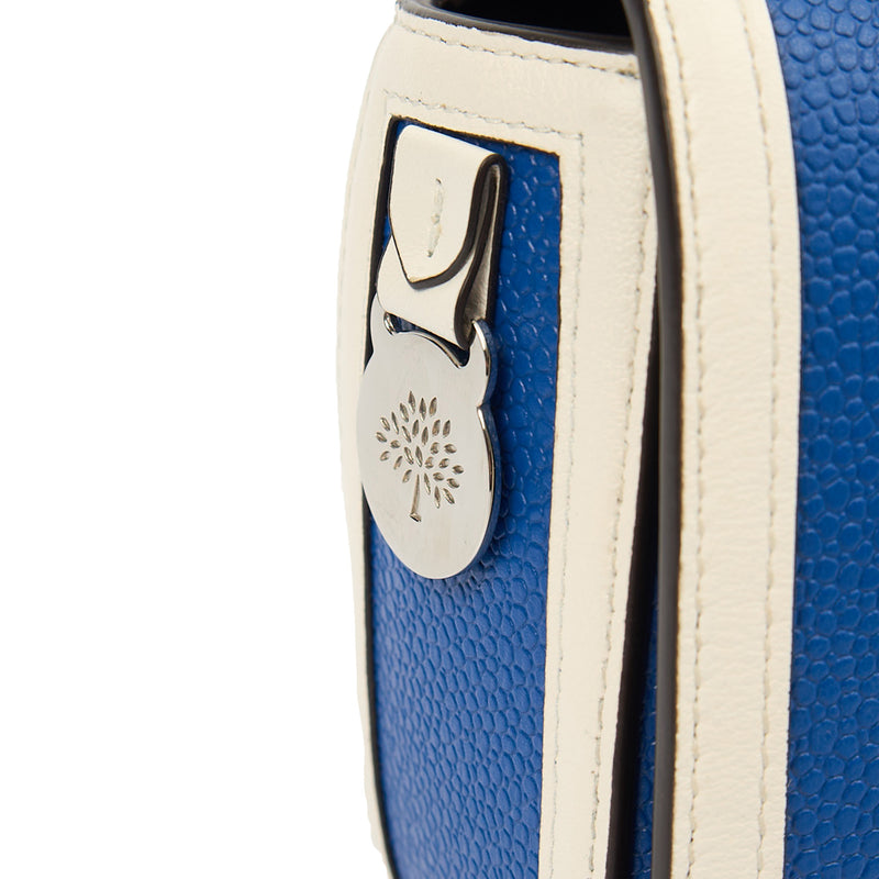 Picture of Mulberry Cross Body Darley Satchel - Small in Blue, Calfskin Leather