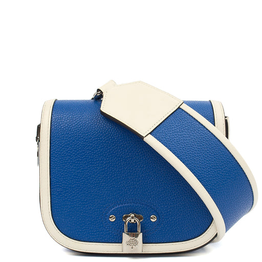 Picture of Mulberry Cross Body Darley Satchel - Small in Blue, Calfskin Leather