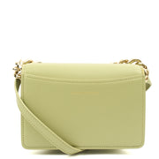 Picture of Alexander McQueen Cross Body Knuckle Crossbody in Green, Leather