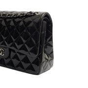 Picture of Chanel Shoulder Bag Classic Double Flap - Medium in Black, Patent Leather