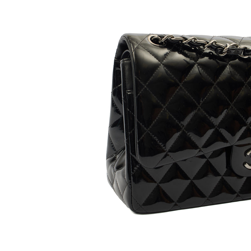 Picture of Chanel Shoulder Bag Classic Double Flap - Medium in Black, Patent Leather