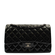 Picture of Chanel Shoulder Bag Classic Double Flap - Medium in Black, Patent Leather