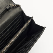 Picture of Saint Laurent Cross Body Envelope Shoulder Bag - Small in Black, Leather
