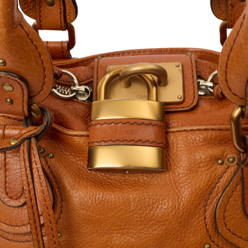 Picture of Chloe Shoulder Bag Paddington in Brown, Leather