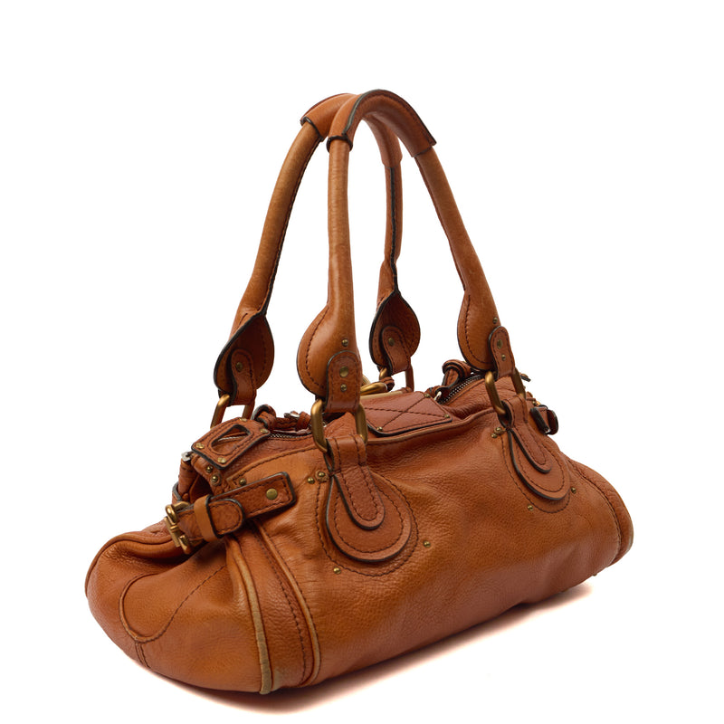 Picture of Chloe Shoulder Bag Paddington in Brown, Leather