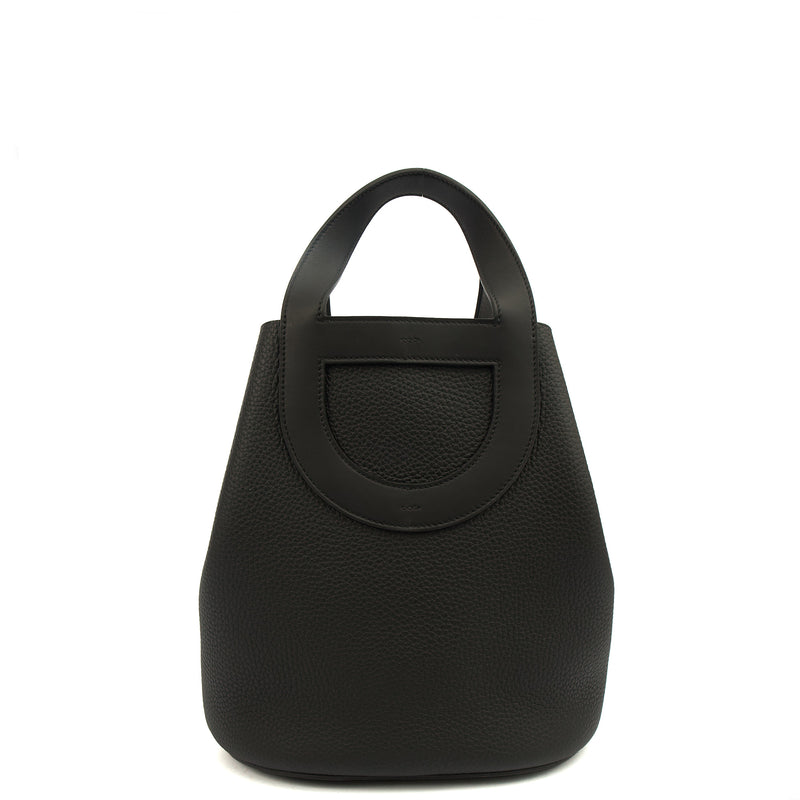 Picture of Hermes Tote In The Loop in Black, Togo Leather