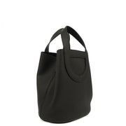 Picture of Hermes Tote In The Loop in Black, Togo Leather