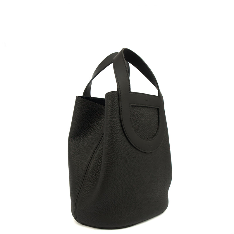 Picture of Hermes Tote In The Loop in Black, Togo Leather