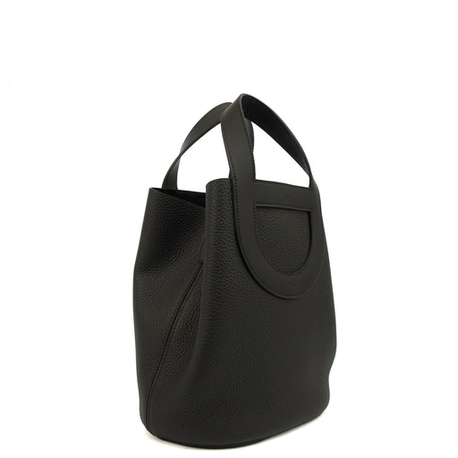 Picture of Hermes Tote In The Loop in Black, Togo Leather