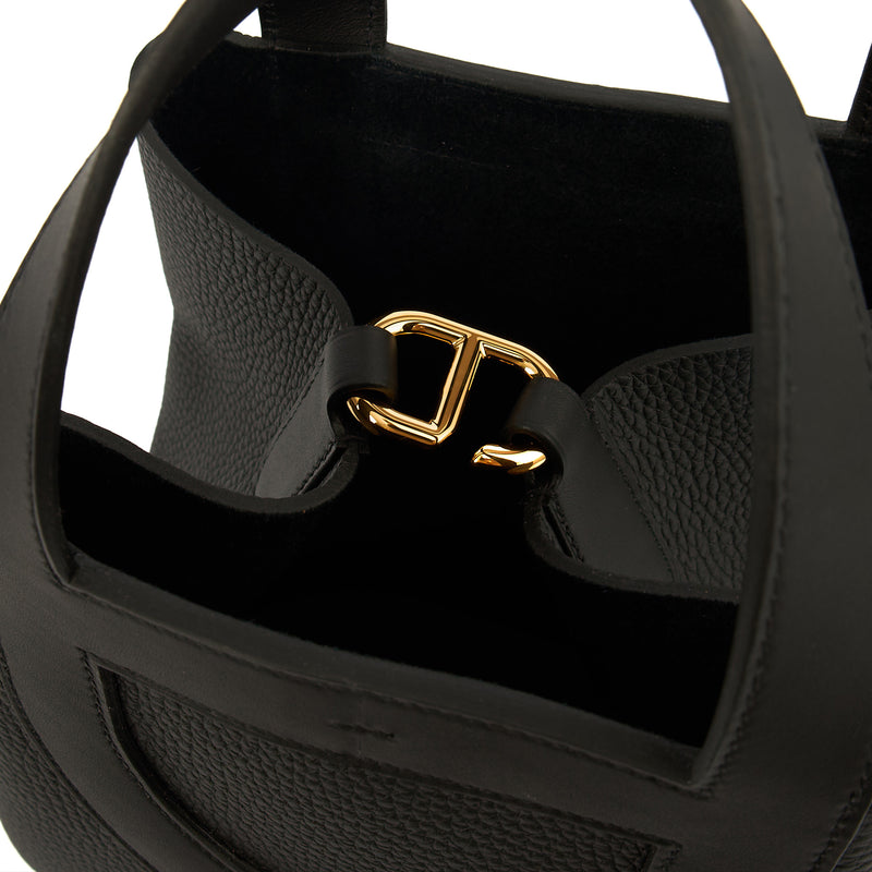 Picture of Hermes Tote In The Loop in Black, Togo Leather