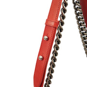 Picture of Chanel Shoulder Bag Boy - Medium in Red, Calfskin Leather