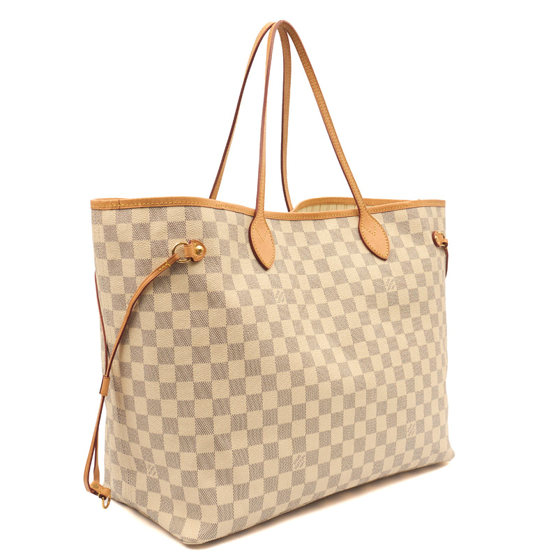 Picture of Louis Vuitton Tote Neverfull GM in Damier Azur, Canvas