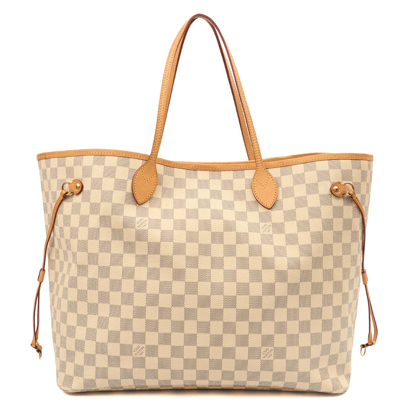 Picture of Louis Vuitton Tote Neverfull GM in Damier Azur, Canvas
