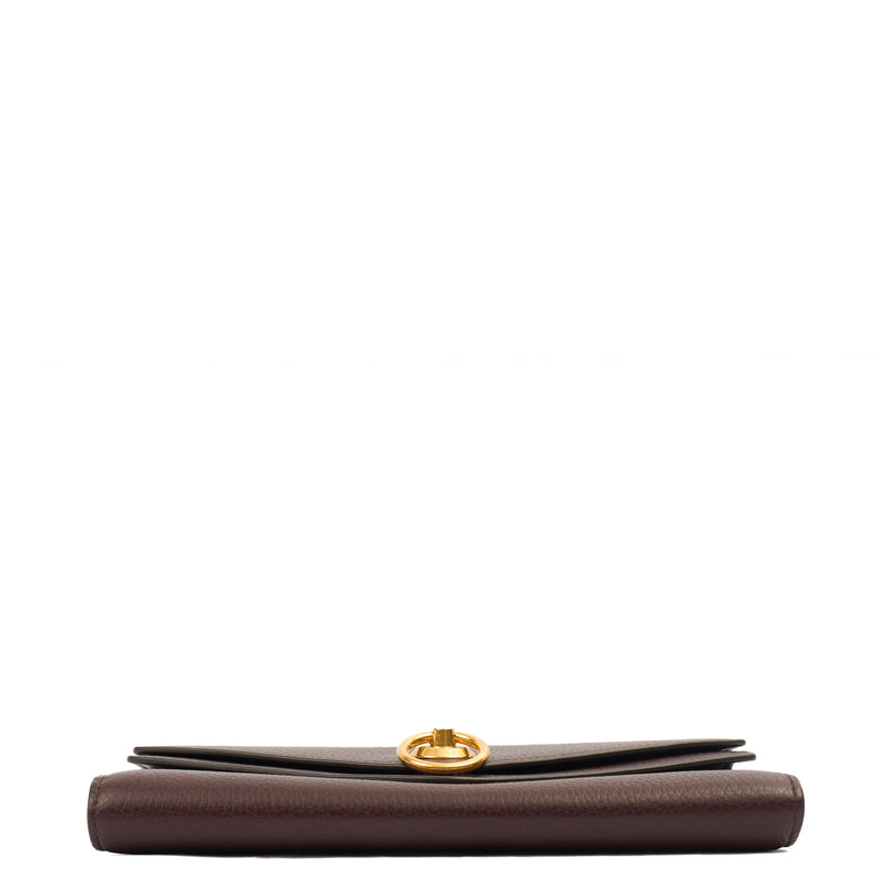 Picture of Mulberry Purse Wallet in Oxblood, Leather