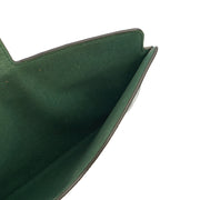 Picture of Mulberry Clutch Studded Pouch in Jungle Green, Exotic Effect Leather