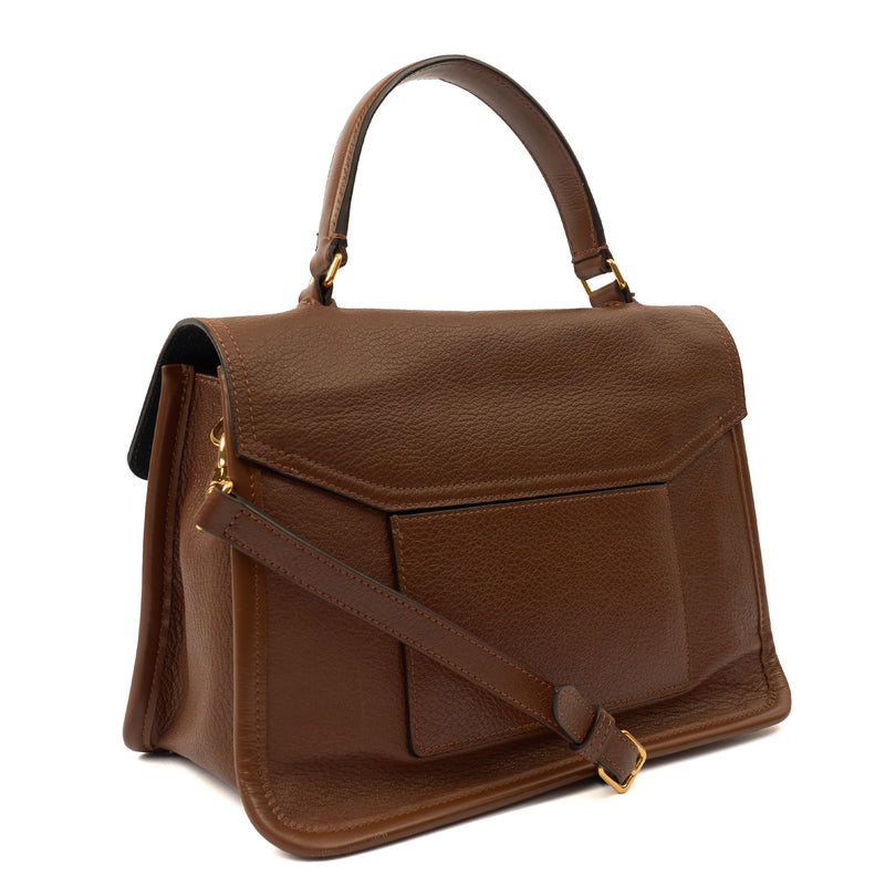 Picture of Mulberry Satchel Gracy Satchel in Oak, Leather