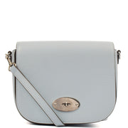 Picture of Mulberry Cross Body Darley Shoulder Bag - Small  in Poplin Blue, Calfskin Leather