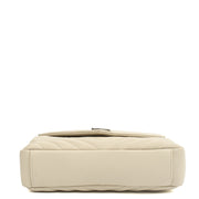 Picture of Saint Laurent Top Handle College - Medium in Neutral, Calfskin Leather