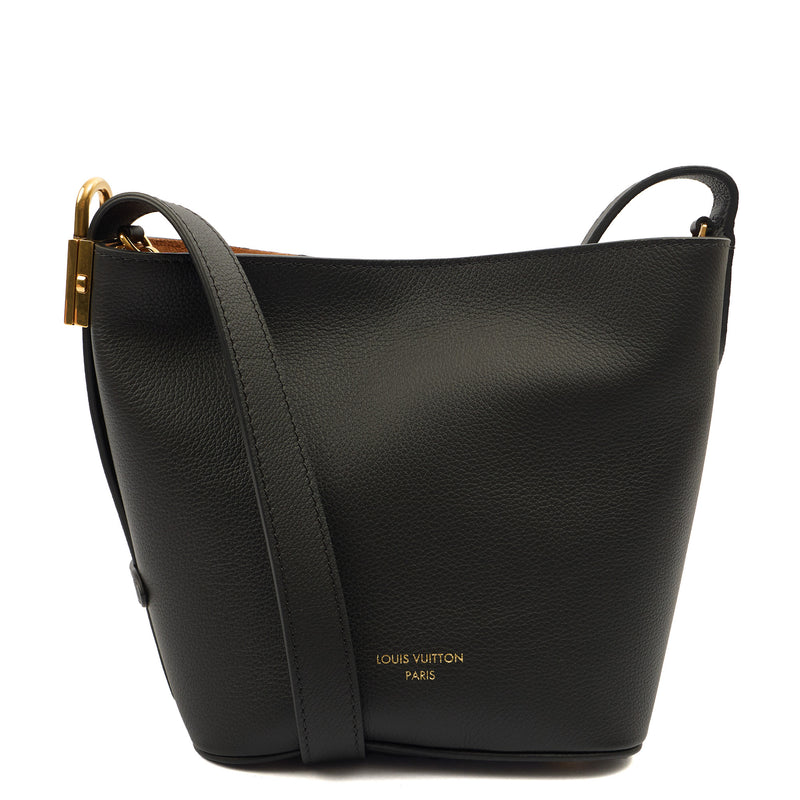 Picture of Louis Vuitton Bucket Bag Low Key in Black, Leather