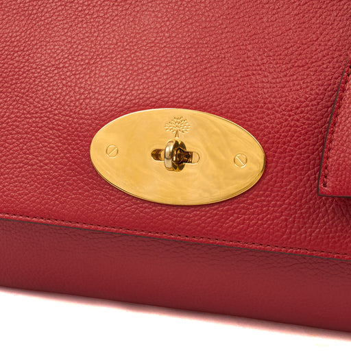 Picture of Mulberry Shoulder Bag Lily in Ruby Red, Leather