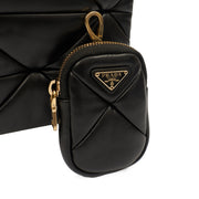 Picture of Prada Cross Body System Patchwork bag in Black, Leather