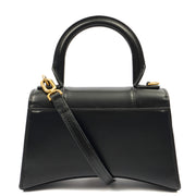 Picture of Balenciaga Top Handle Hourglass Top Handle XS in Black, Veau (Calfskin)